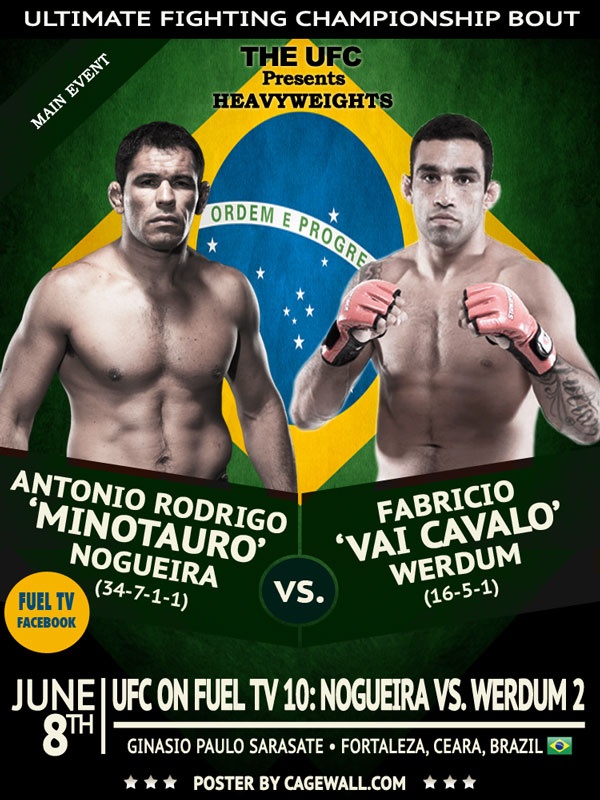 UFC on FUEL TV 10 неофициальный  постер